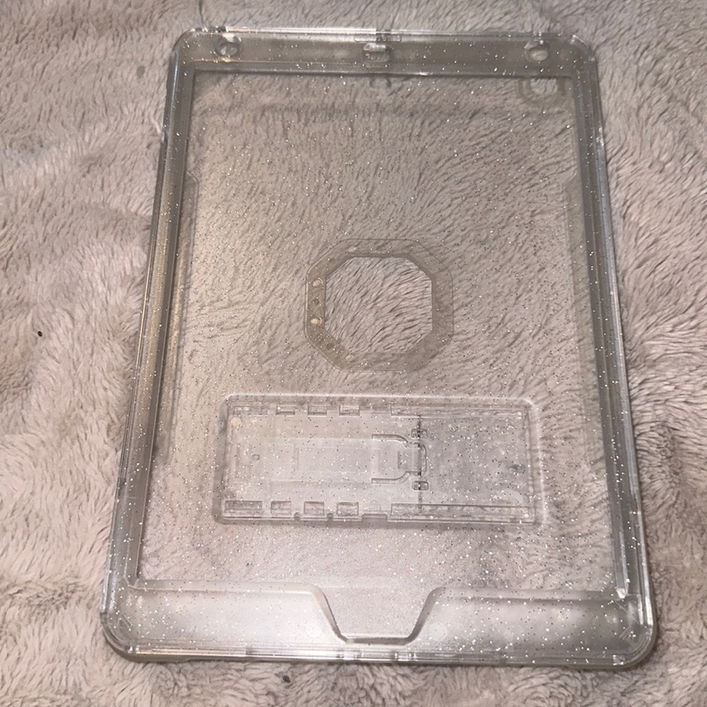 iPad Case clear with glitter ✨